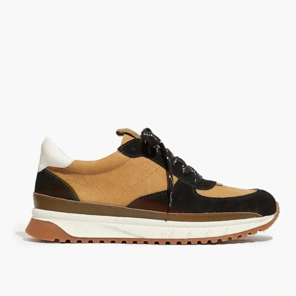 Madewell Kickoff Trainer Sneakers in Nubuck, Suede and Leather - Picture 3 of 9